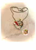 Heart locket necklace