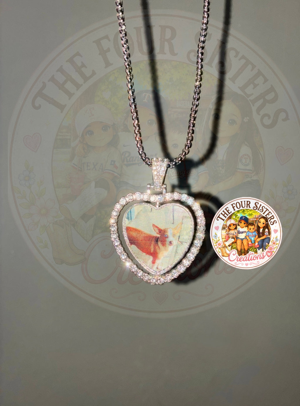 Double Sided Heart Necklace