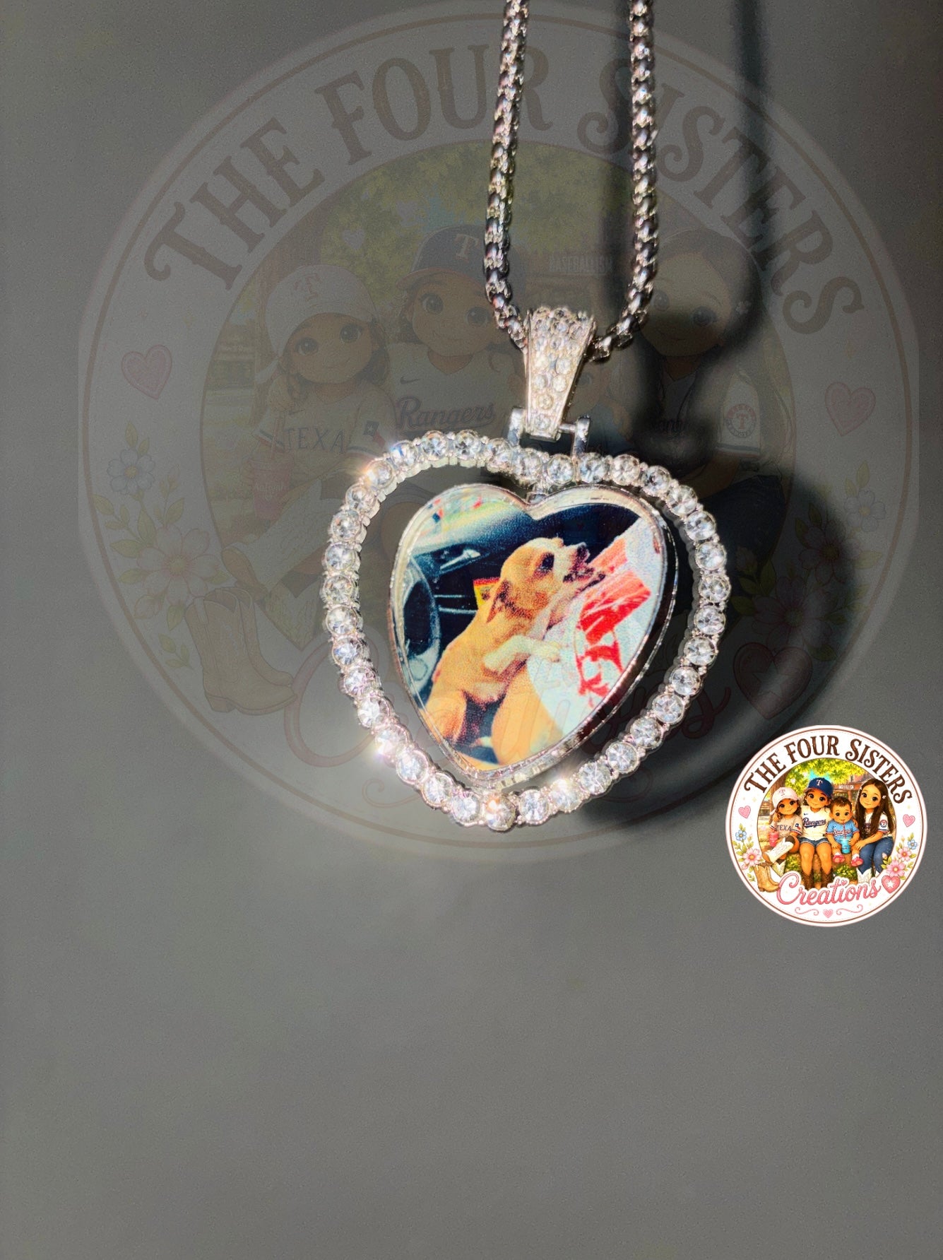 Double Sided Heart Necklace