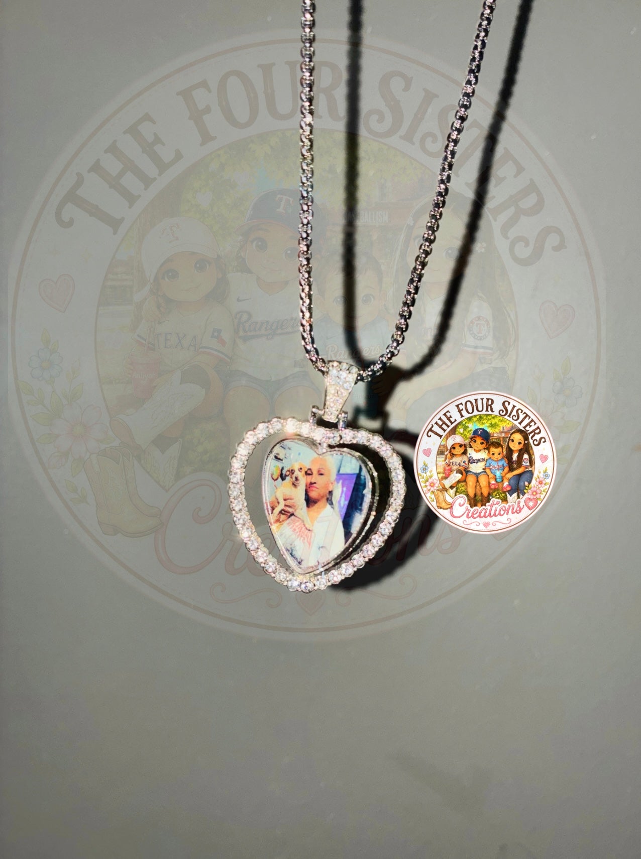 Double Sided Heart Necklace